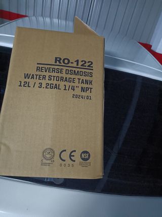 Tanque para filtradora.de agua