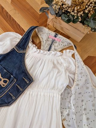 *Vestido + Chaleco Denim T.XS*
