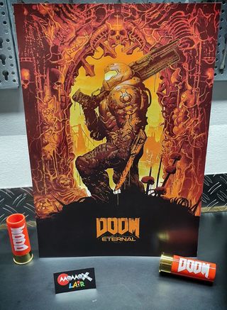 Doom Eternal Doom Slayer Poster A3