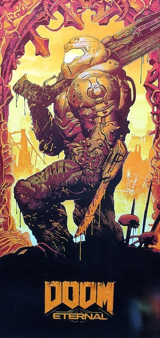 Doom Eternal Doom Slayer Poster A3