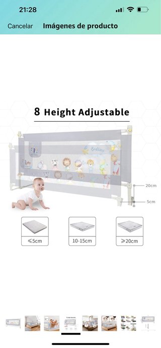Cama tipi y barandilla cama infantil