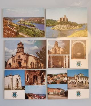 6 Postais Vila Nova da Barquinha Antigos
