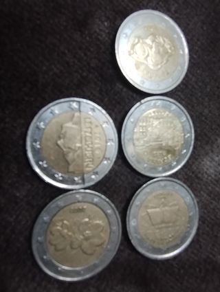 Moneda especial conmemorativa 2€ varios paises