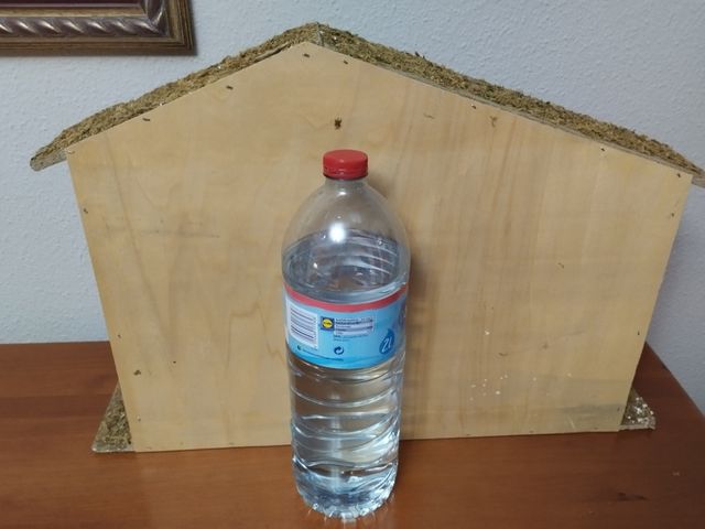 Portal de belén sin figuras