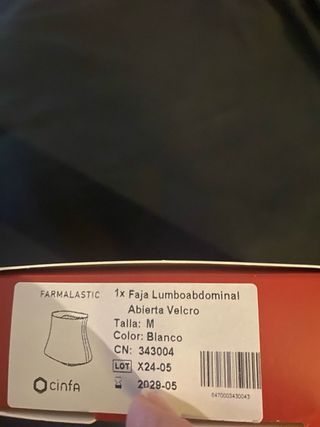 Faja Lumbo Abdominal