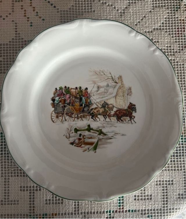 3 Platos Porcelana Guillen