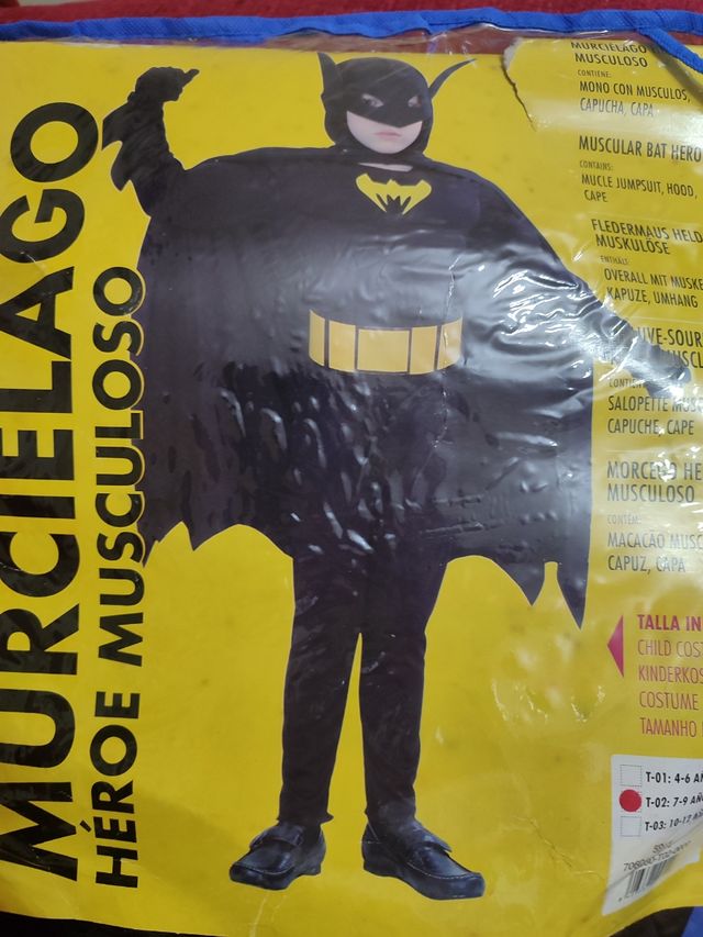 Disfraz de HEROE MURCIÉLAGO MUSCULOSO