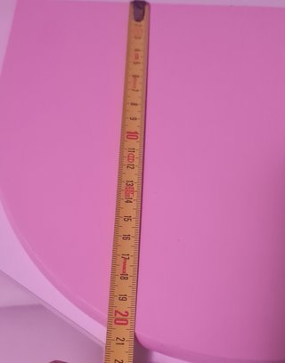 Balda estantería nube rosa