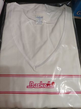  camiseta algodón manga larga cuellopico