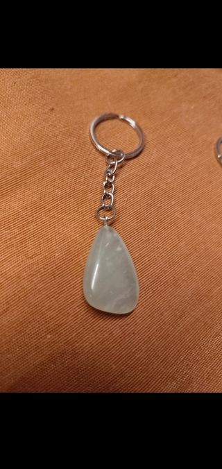 Set 3 portachiavi opale Quarzo,giada top