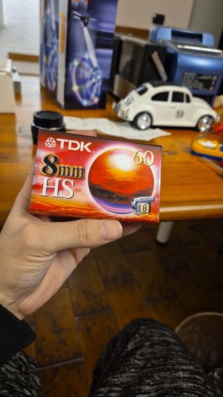 Tdk cassetta 8mm hs60 nuove