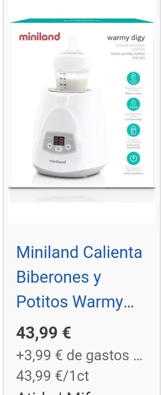 Calienta biberones