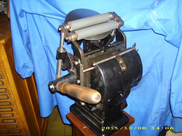 MACCHINA TIPOGRAFICA da Tavolo