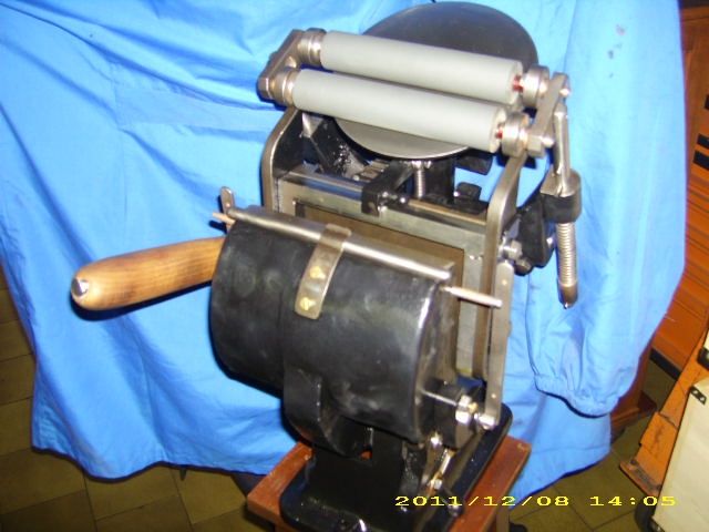 MACCHINA TIPOGRAFICA da Tavolo