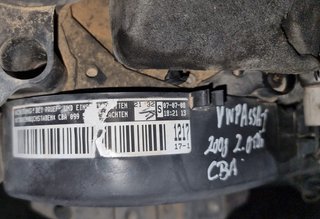 MOTOR VOLKSWAGEN PASSAT 2.0 TDI 140 CV 2009