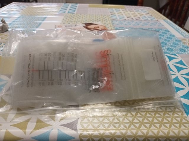 Bolsas para guardar leche materna