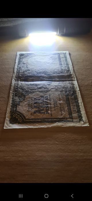 BILLETE 1000 PESETAS ESPAÑA 1940 PMG