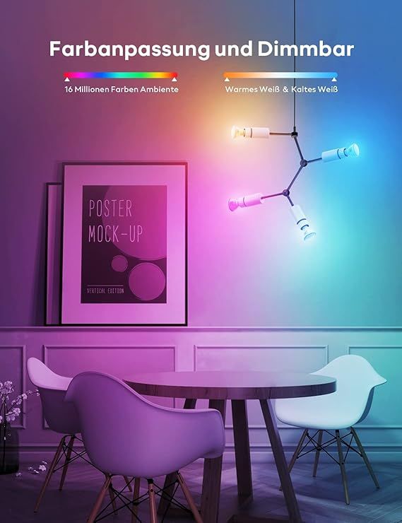 VOCOlinc LB2201 Bombilla Inteligente WiFi GU10