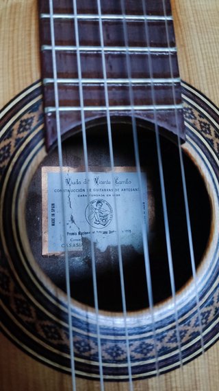 Guitarra clásica Vicente Carrillo Viuda