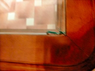 MESA CENTRO BAJA MADERA Y CRISTAL