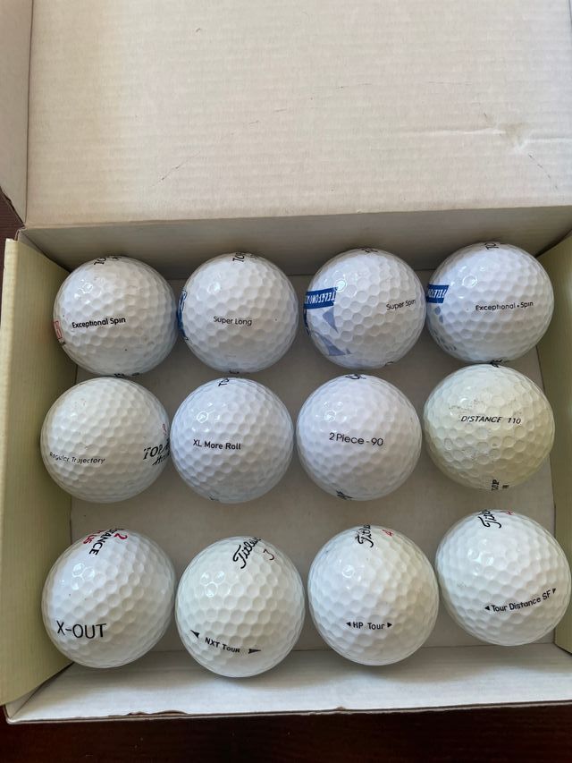 12 palline da golf