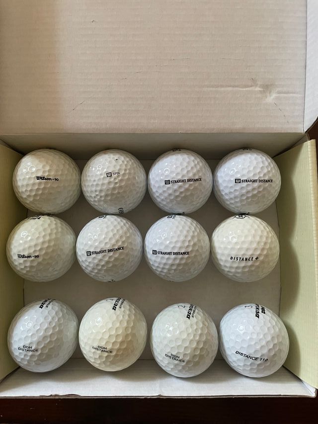 12 palline da golf