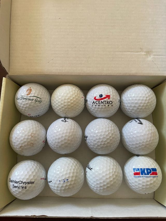 12 palline da golf