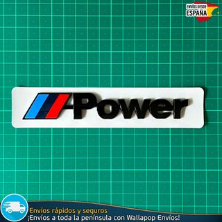 Nuevo Emblema BMW Insignia Logo Adhesivo Power