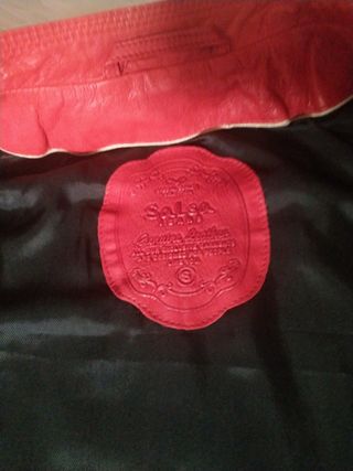 Chaqueta de piel SALSA Roja