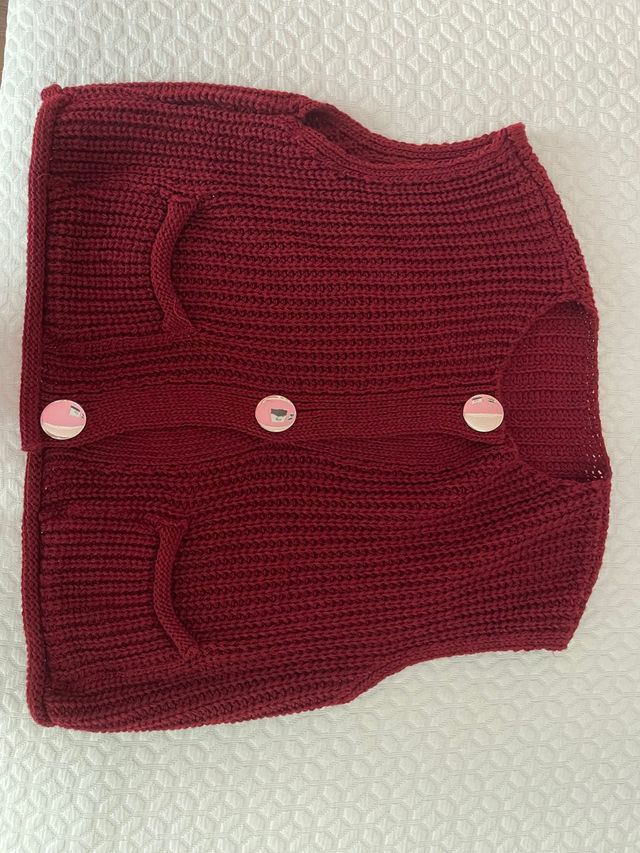 Chaleco punto granate