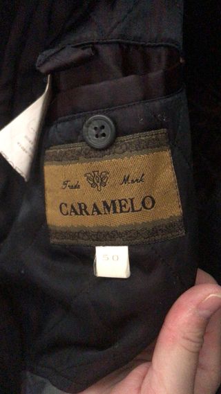 Traje de hombre de Caramelo