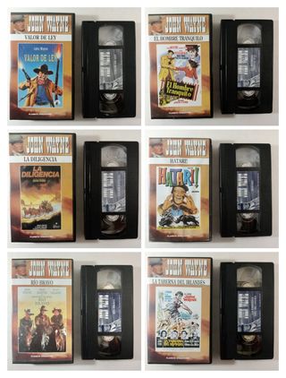 41 VHS JOHN WAYNE COLECCIÓN COMPLETA