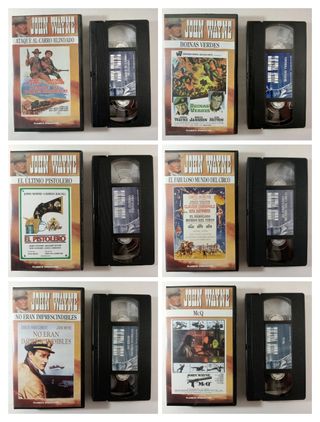 41 VHS JOHN WAYNE COLECCIÓN COMPLETA