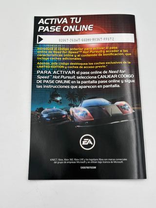 NEED FOR SPEED HOT PURSUIT PARA XBOX 360