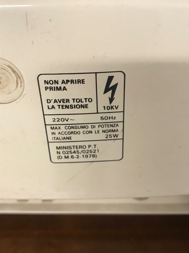 Televisore Phonola anni 80