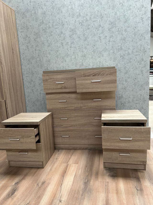 Set Dormitorio ! Comoda + 2 Mesitas Noche