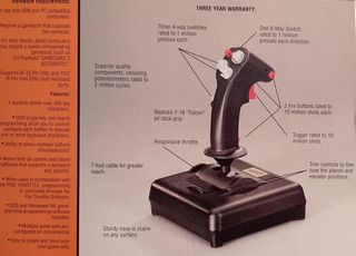 Joysticks simulador de vuelo CH f-16 fighterstick