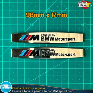 Emblemas Logos Laterales Powered by bmw Motorsport