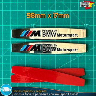 Emblemas Logos Laterales Powered by bmw Motorsport