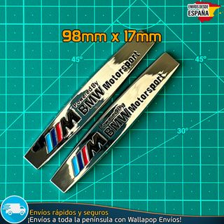 Emblemas Logos Laterales Powered by bmw Motorsport