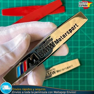 Emblemas Logos Laterales Powered by bmw Motorsport
