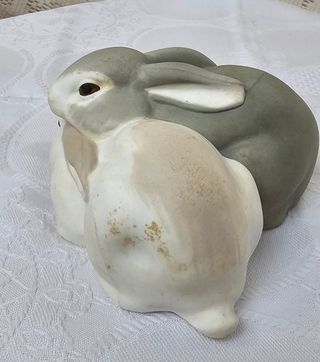 Figura de porcelana Conejos. NAO/Lladró.
