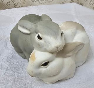 Figura de porcelana Conejos. NAO/Lladró.