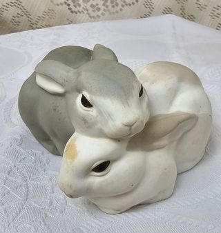 Figura de porcelana Conejos. NAO/Lladró.