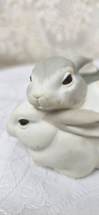 Figura de porcelana Conejos. NAO/Lladró.
