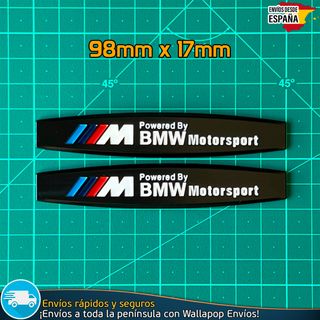 Emblemas Logos Laterales Powered by bmw Motorsport