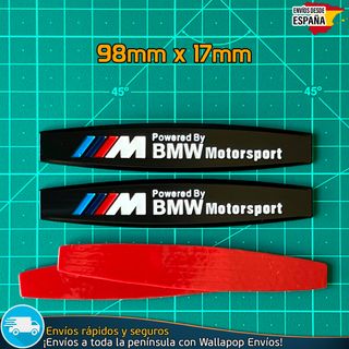 Emblemas Logos Laterales Powered by bmw Motorsport