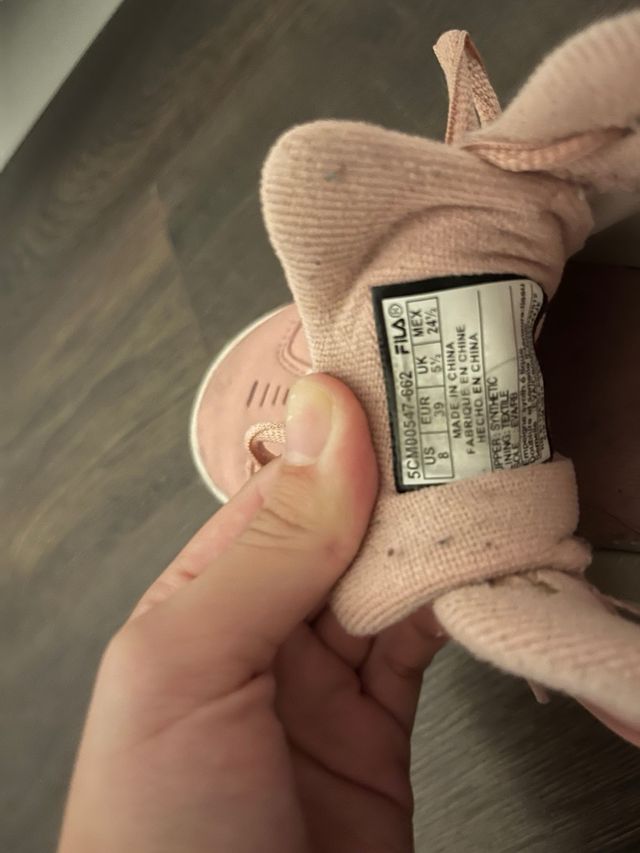 Zapatillas Fila rosa