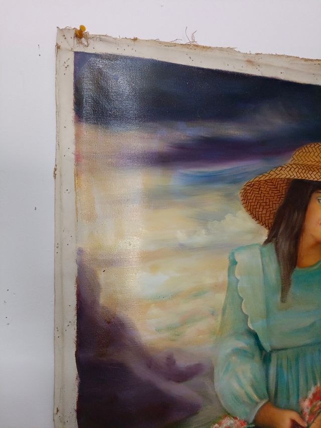 ÓLEO EN LIENZO PASTORA