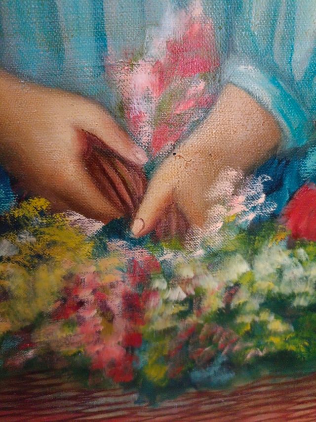 ÓLEO EN LIENZO PASTORA